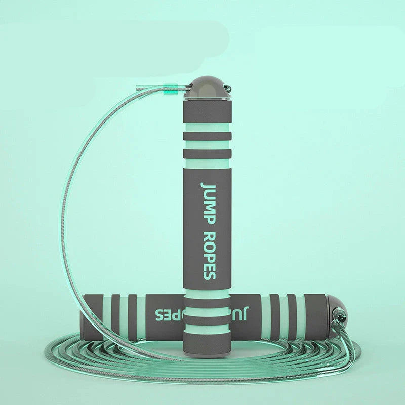 Adjustable jump rope with various color and style options, made with durable materials for an effective workout and weight loss.