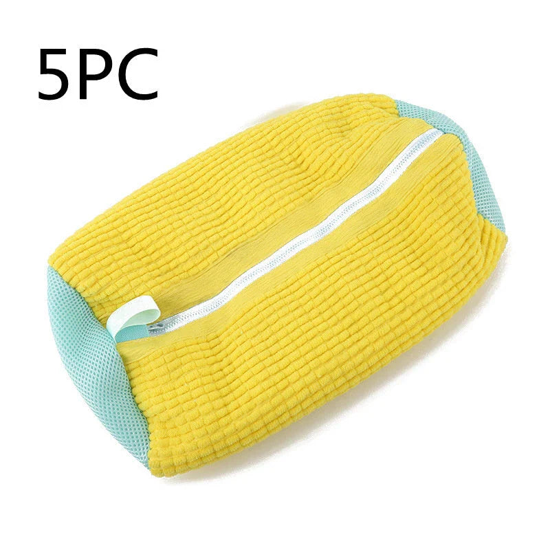 Premium Washable Shoe Laundry Bag - Gently Clean Shoes in Washing Machine