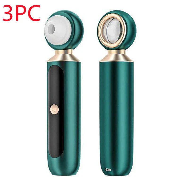 Advanced blackhead remover with LED magnifier and suction cleansing for flawless, radiant skin