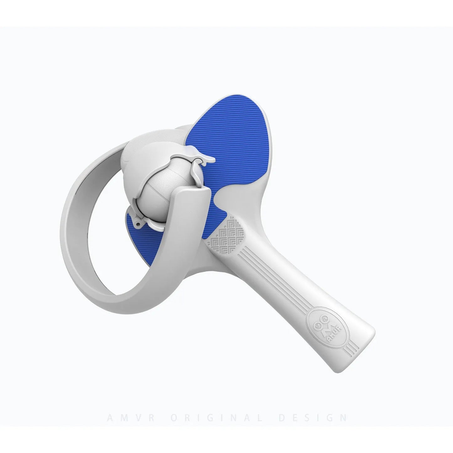 Red and blue plastic silicone handle grip accessory for PICO 4 VR controller