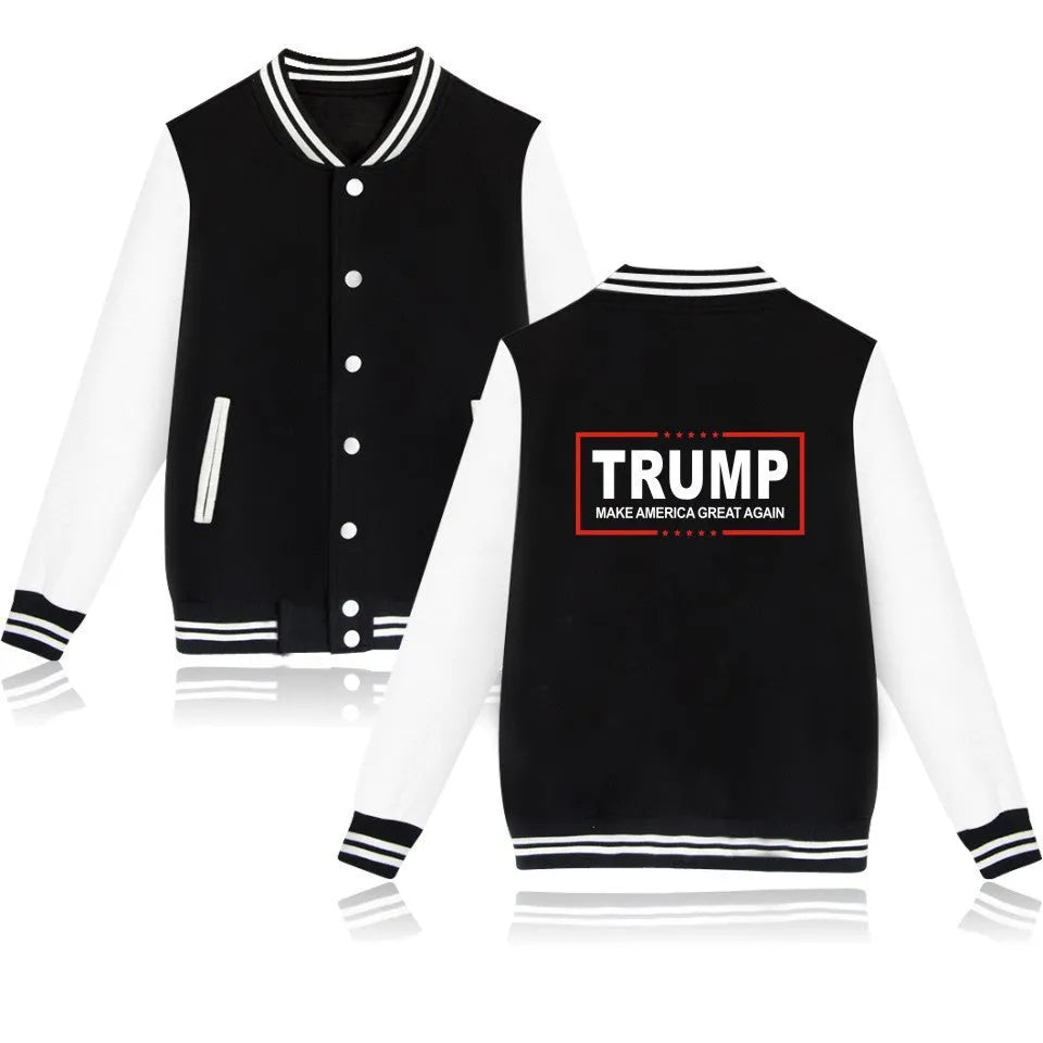 President Trump cotton knit sweater in black, dark blue, grey and pink, sizes XXS to 4XL