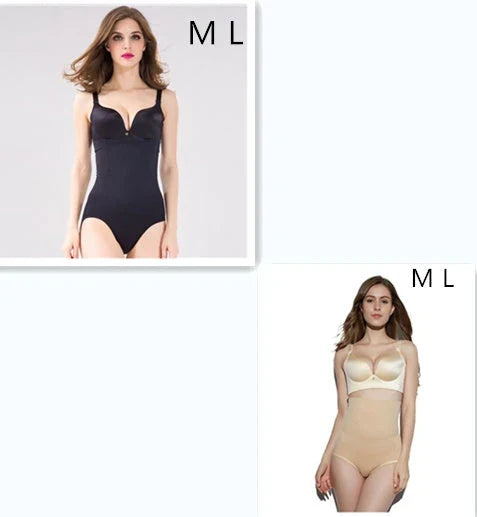 Curve-enhancing body shaping pants in various colors and sizes, designed to smooth and sculpt the figure