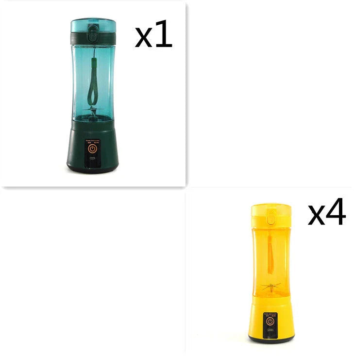 Rechargeable portable blender for making smoothies, shakes, and other on-the-go refreshments