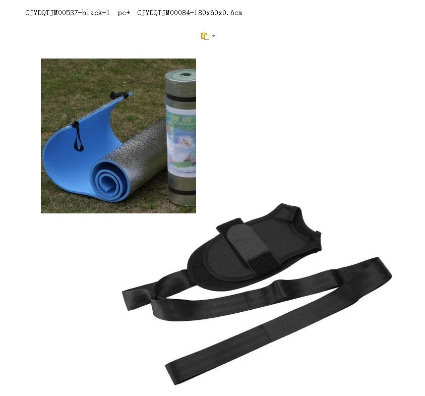 Premium Yoga Stretching Belt with Multiple Webbing Loops for Customized Stretching and Rehabilitation Support