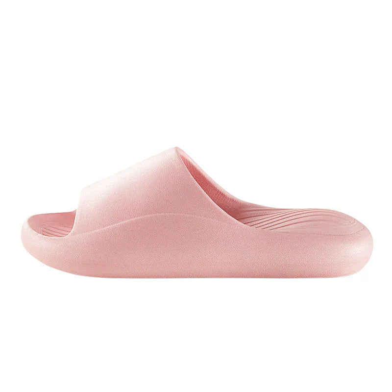 Fashionable and comfortable slippers with cushioned soles and anti-skid technology, available in a variety of vibrant colors.