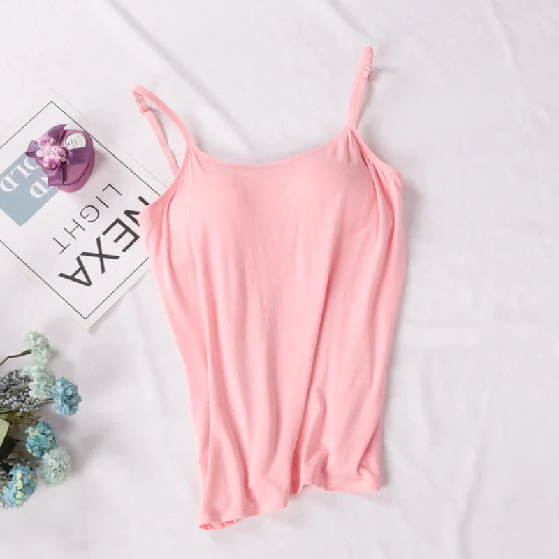 Women's Slim Fit Modal Camisole in various colors for comfortable, stylish layering