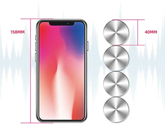 Versatile Bone Conduction Bluetooth Speaker that transforms any hollow surface into a high-quality audio platform