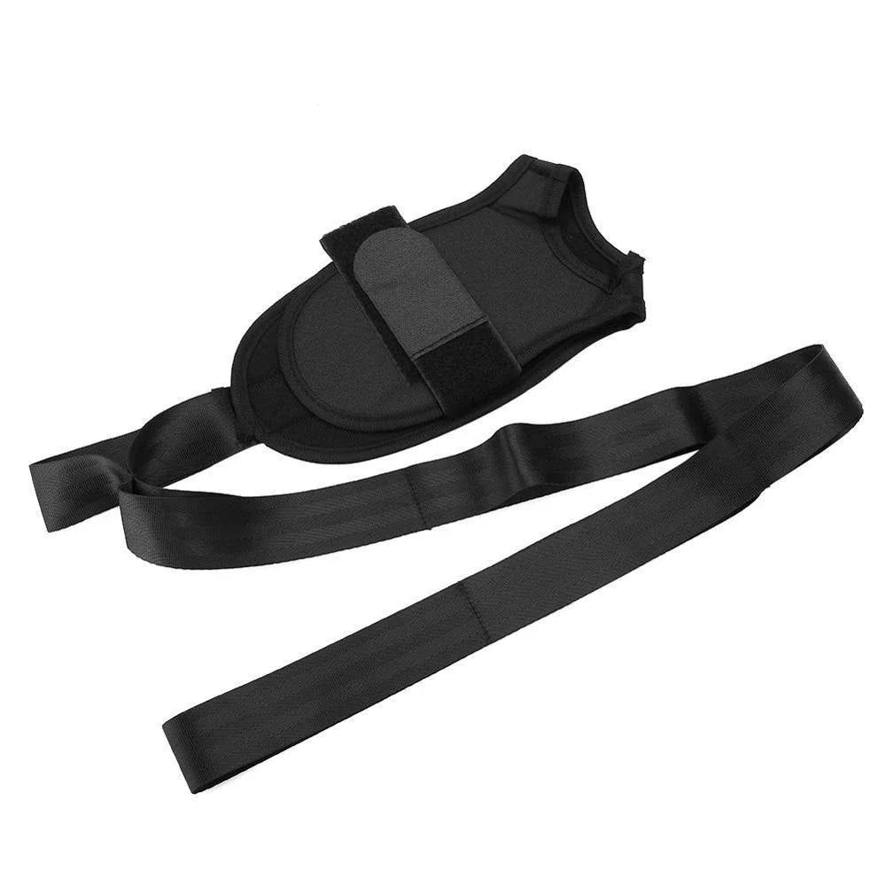 Premium Yoga Stretching Belt with Multiple Webbing Loops for Customized Stretching and Rehabilitation Support