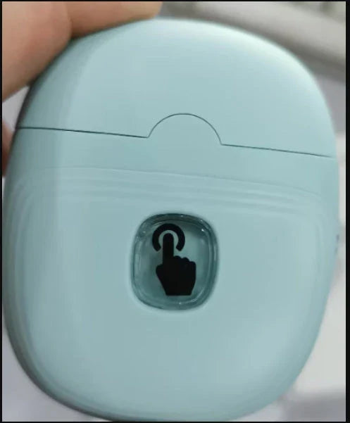 Rechargeable electric nail trimmer with LED light for convenient, salon-quality nail grooming at home