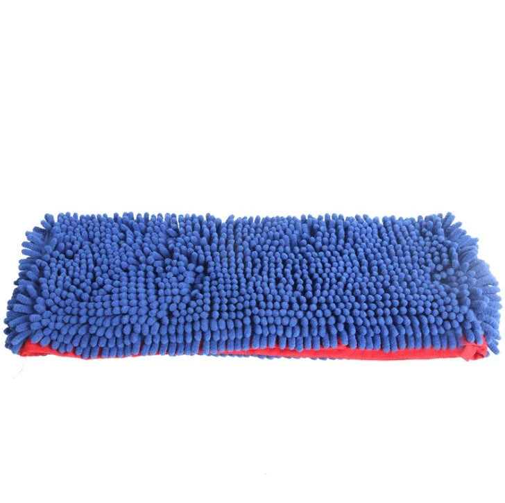 Plush and absorbent pet towels in various colors, designed to quickly dry and comfort dogs and cats after bath time