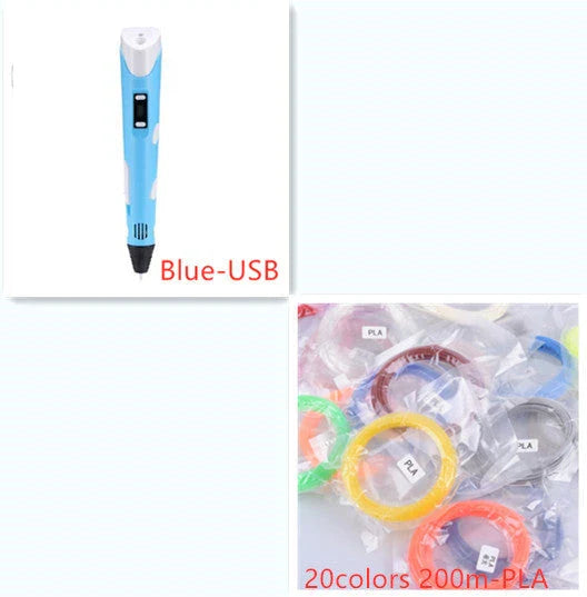 Versatile 3D Art Pen for Creative Painting and Drawing - Unleash Your Artistic Potential with Vibrant Colors and Precise Control