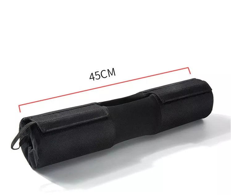 Black Shoulder and Neck Barbell Sponge Cover for weightlifting and squats