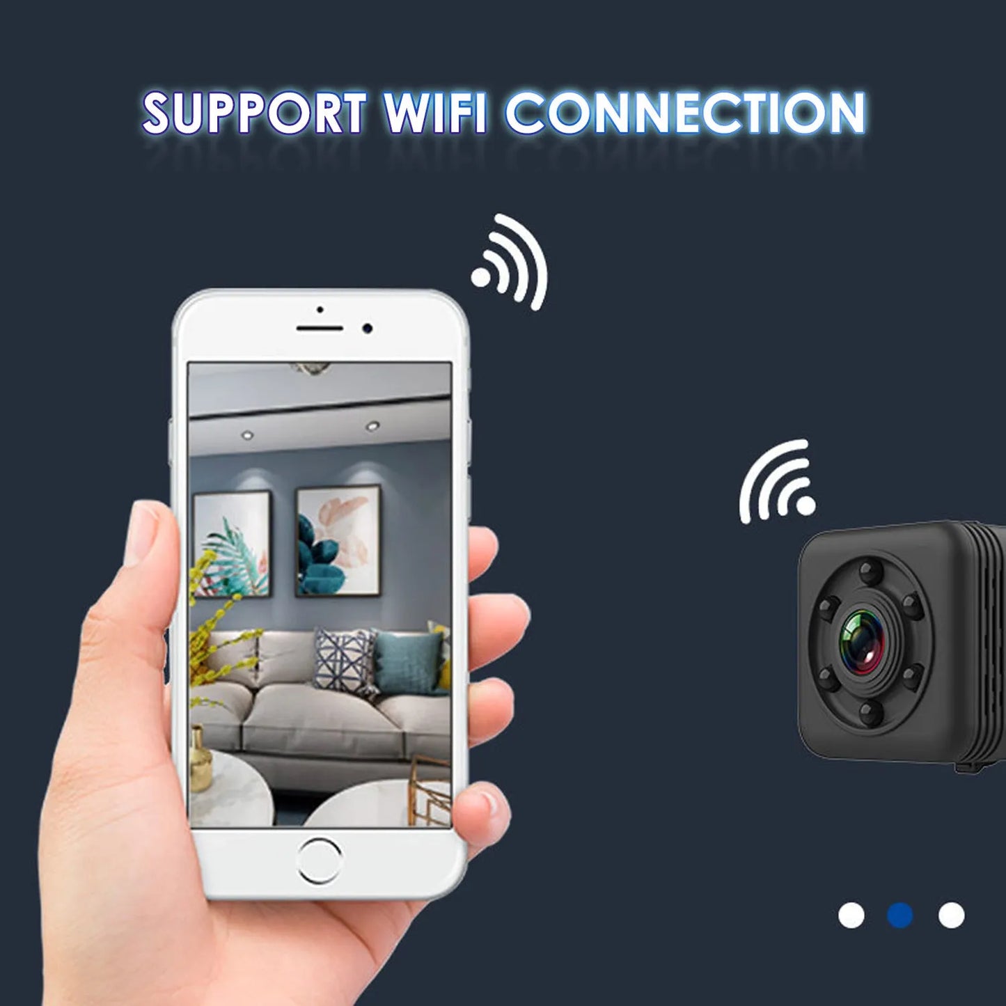 SQ29 black waterproof sports camera with 240-minute battery and 32GB storage for action filming