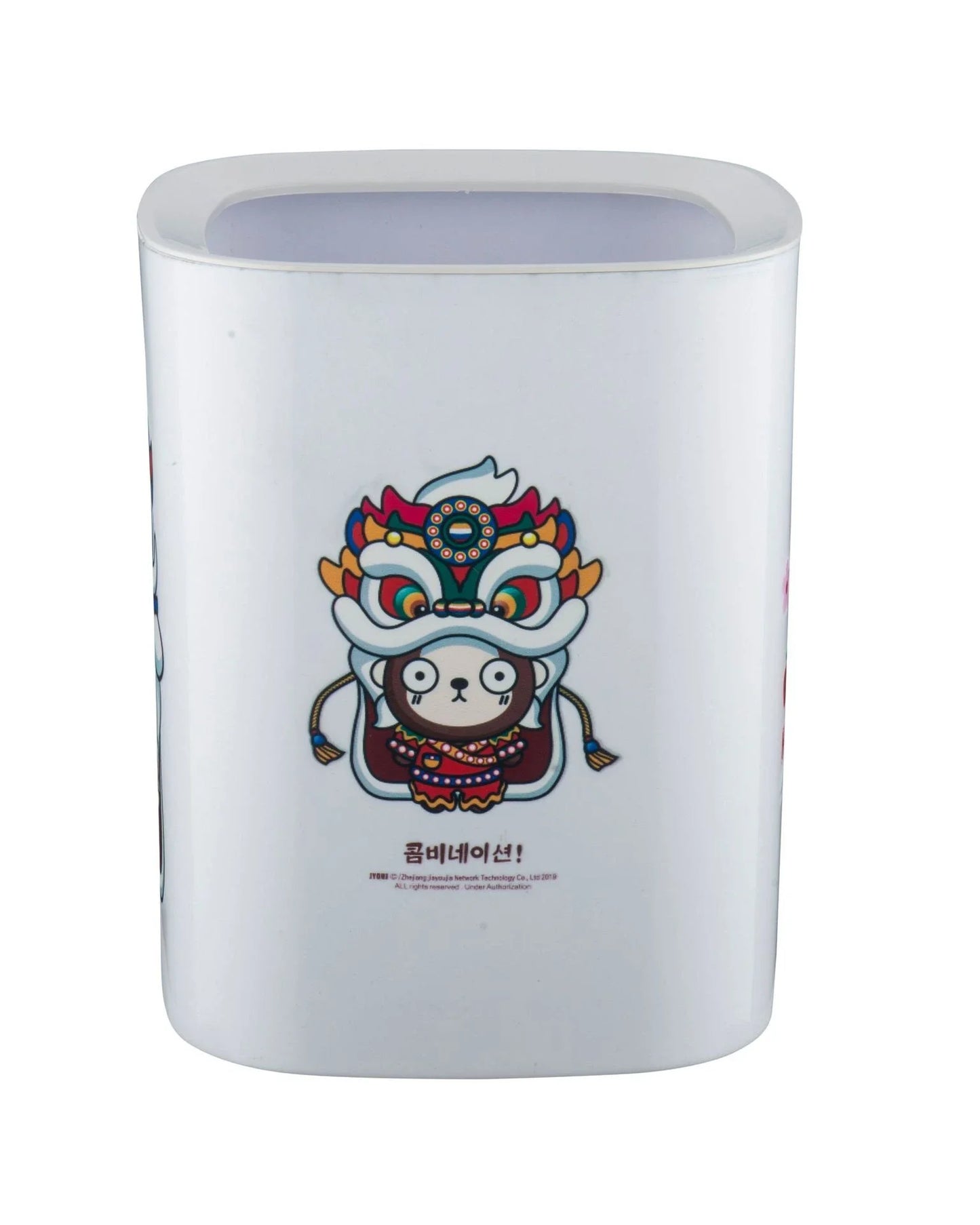 Touchless automatic trash can with motion sensor for convenient waste disposal in home or office