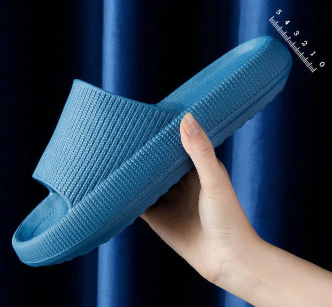 Cozy couple slip-on slippers with plush, breathable upper and durable non-slip sole for comfortable indoor relaxation