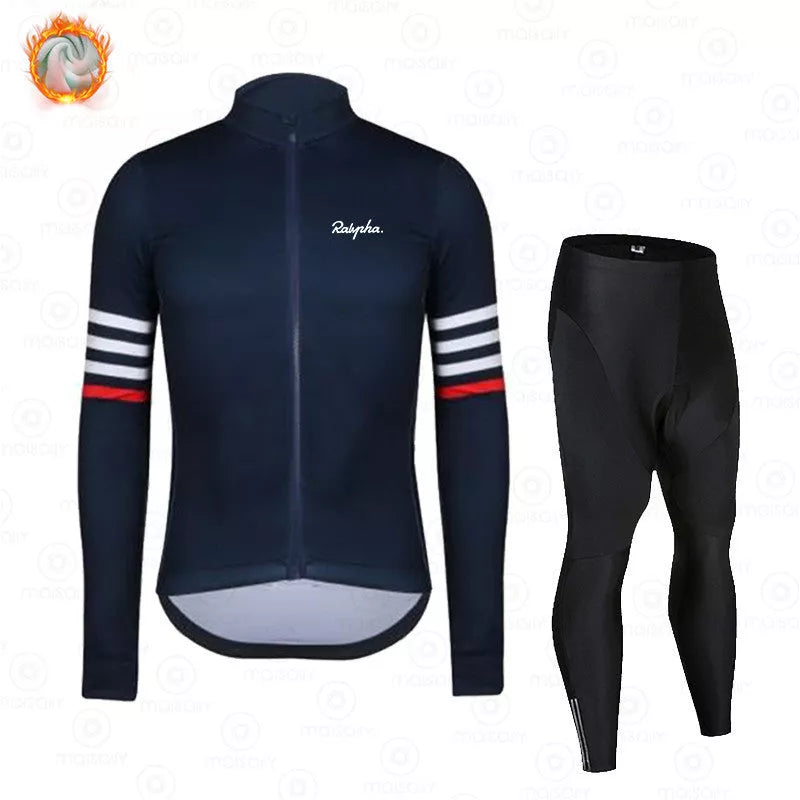 Women's long-sleeved cycling suit for spring and autumn, available in multiple colors and sizes