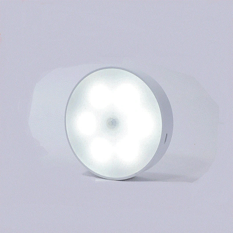 USB-powered motion-activated LED puck lights for cabinets, closets, and other small spaces
