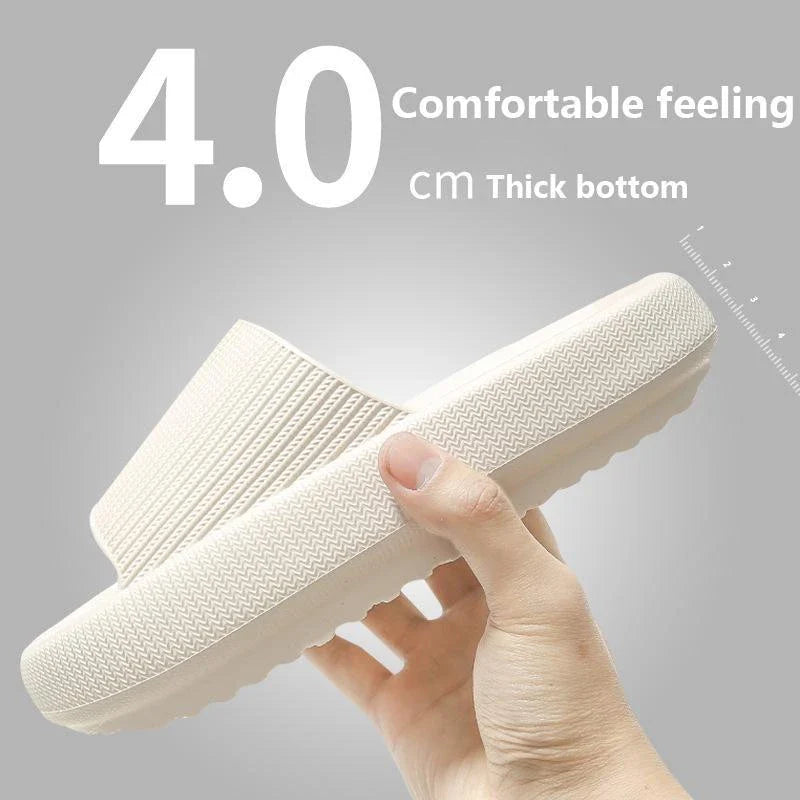 Cozy couple slip-on slippers with plush, breathable upper and durable non-slip sole for comfortable indoor relaxation