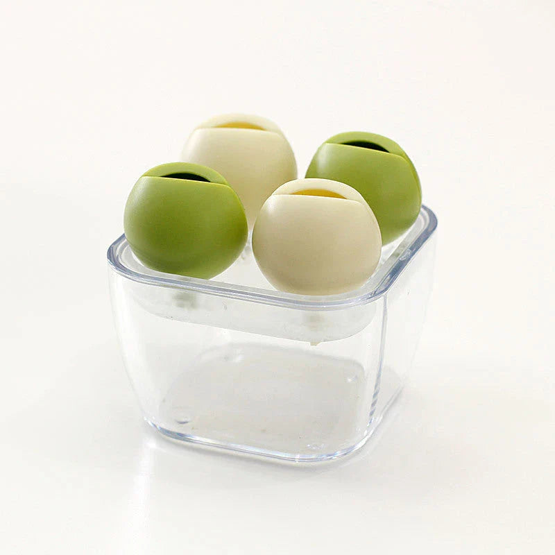 Stylish lipstick organizer box with unique flower petal design, made from durable ABS plastic and TPE silicone materials