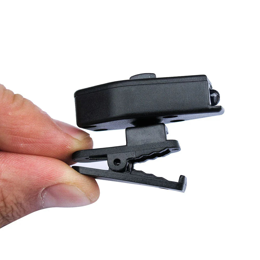 Hands-Free Adjustable LED Eyeglass Light - Clip-On Reading & Work Lamp with 360-degree Rotation and Long-Lasting Battery