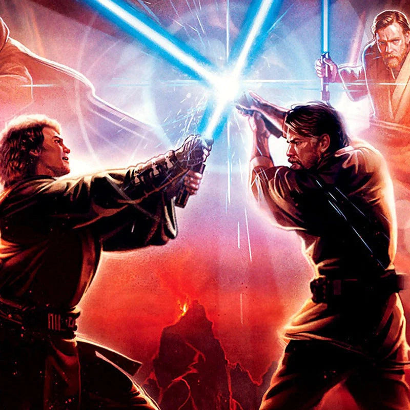 Illuminating light-up laser sword toy with glowing blade and sound effects for imaginative play and Jedi-inspired adventures