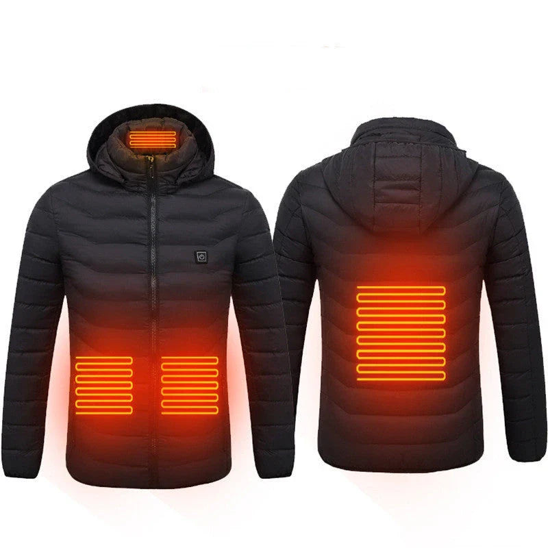 Versatile heated jacket with USB charging for customizable warmth and cozy comfort in any weather