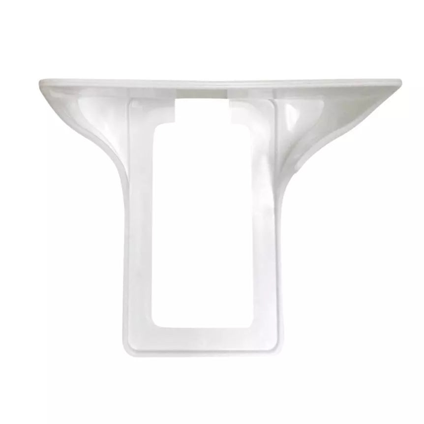 Easy install wall outlet shelf for power perch and storage, fits most USA outlets