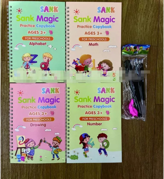 Magic Calligraphy Stickers Set for English Practice - 13x19cm
