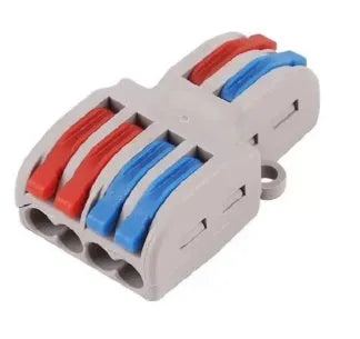 SPL quick wire connector for 0.08-4.0mm² electrical wires with fire-insulating shell.