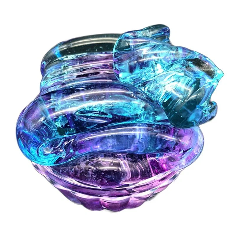 Vibrant Gradient Crystal Slime for creative play and stress relief
