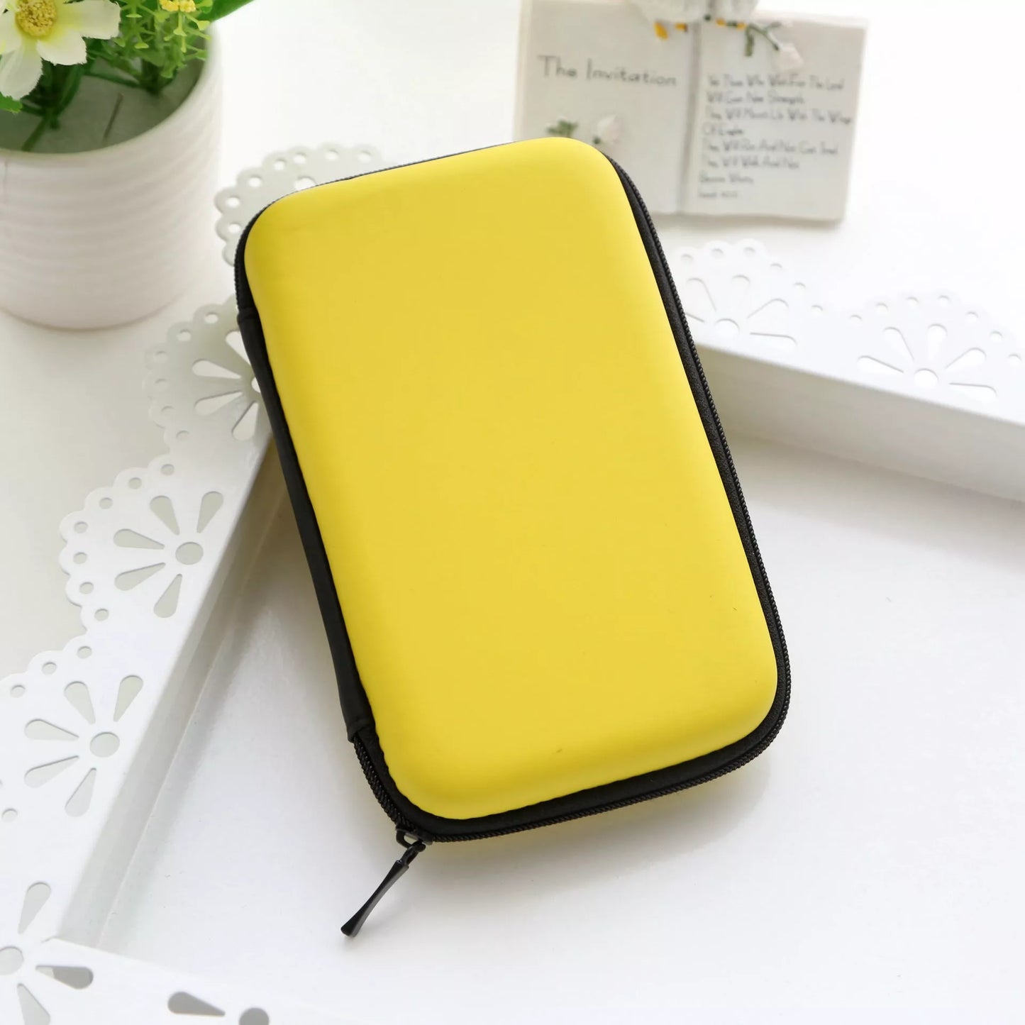 EVA Multi Function Digital Accessories Storage Bag with zipper and padded compartments