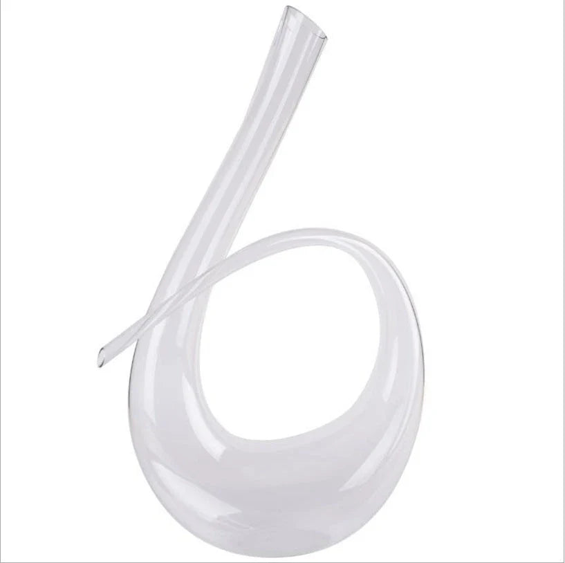 Premium crystal wine decanter set with pourer and hip flask, perfect for home bar and entertaining