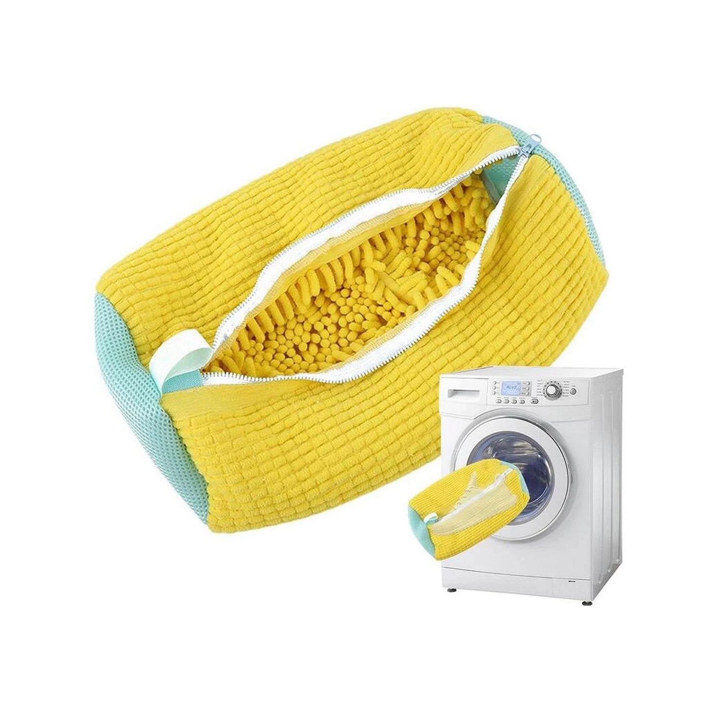 Premium Washable Shoe Laundry Bag - Gently Clean Shoes in Washing Machine