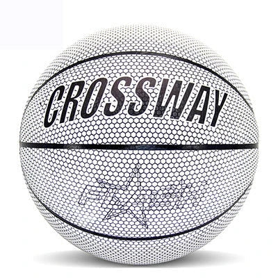 Luminous Reflective Basketball with Crossway logo and reflective patterns for a mesmerizing glow on the court