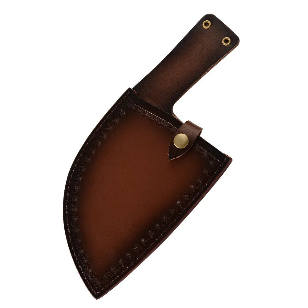 Premium stainless steel meat cleaver chef's knife with ergonomic handle and razor-sharp blade for tough cutting tasks