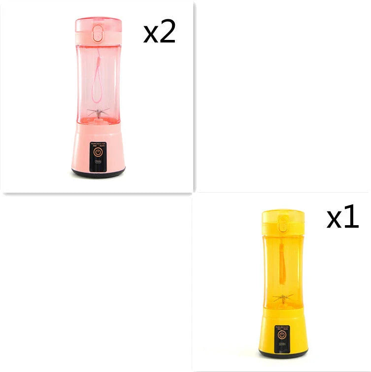 Rechargeable portable blender for making smoothies, shakes, and other on-the-go refreshments