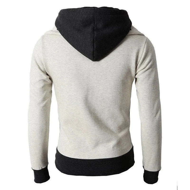 Premium zip-up hoodie jacket for men with touch screen-friendly design, ideal for outdoor activities and casual wear