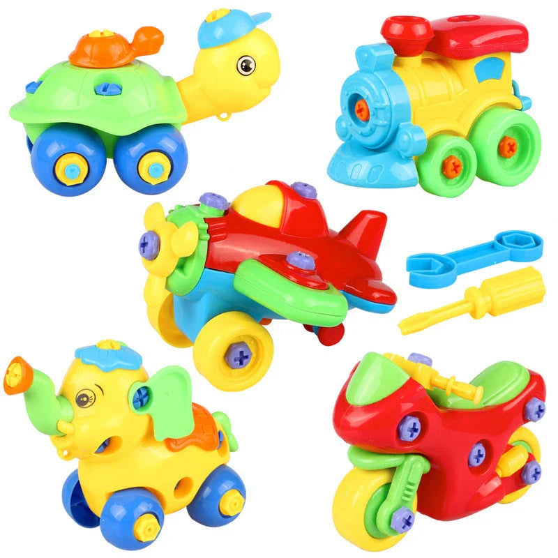 Hands-On STEM Toy: Disassemble and Assemble Your Own Vehicle Models