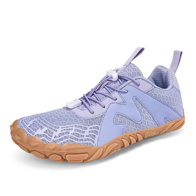 Couple sports climbing shoes with Flyknit lining and rubber sole in A83 colour options