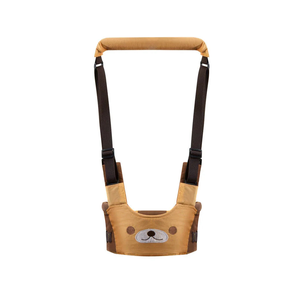 Hands-free baby walking assistant with multiple color options, featuring a comfortable and adjustable design to support your child's first steps.