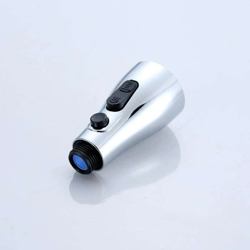 Pressurized faucet sprayer with 360-degree rotation, 3 water modes, and anti-splash design for powerful kitchen cleaning