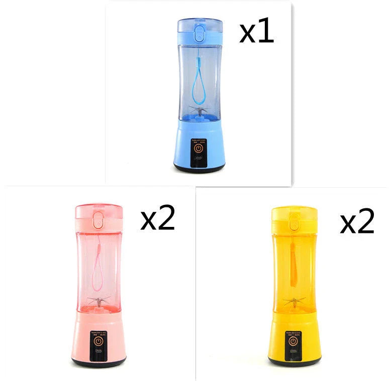 Rechargeable portable blender for making smoothies, shakes, and other on-the-go refreshments