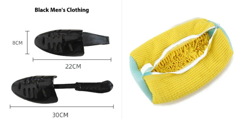 Premium Washable Shoe Laundry Bag - Gently Clean Shoes in Washing Machine