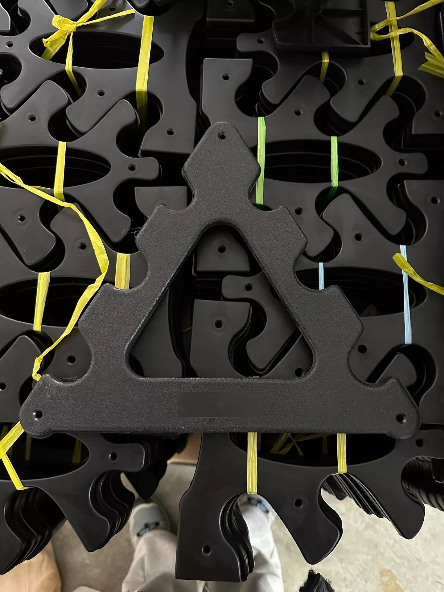 PVC Fitness Dumbbell Rack Holder for home gym organization