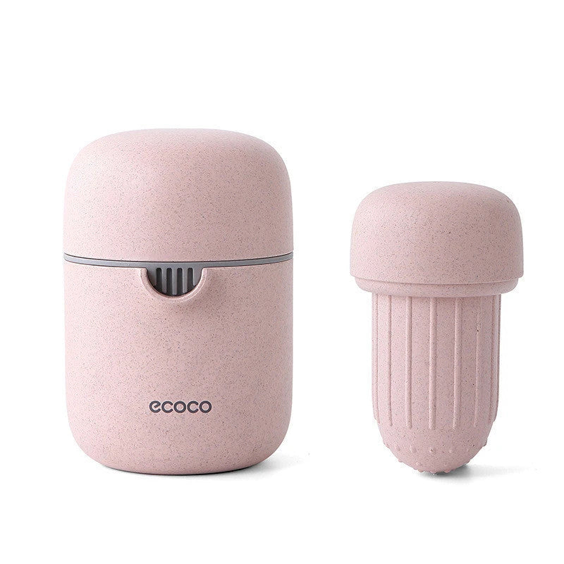Versatile manual citrus juicer for extracting nutritious juices from oranges, lemons, grapefruits, and more using a compact and durable design
