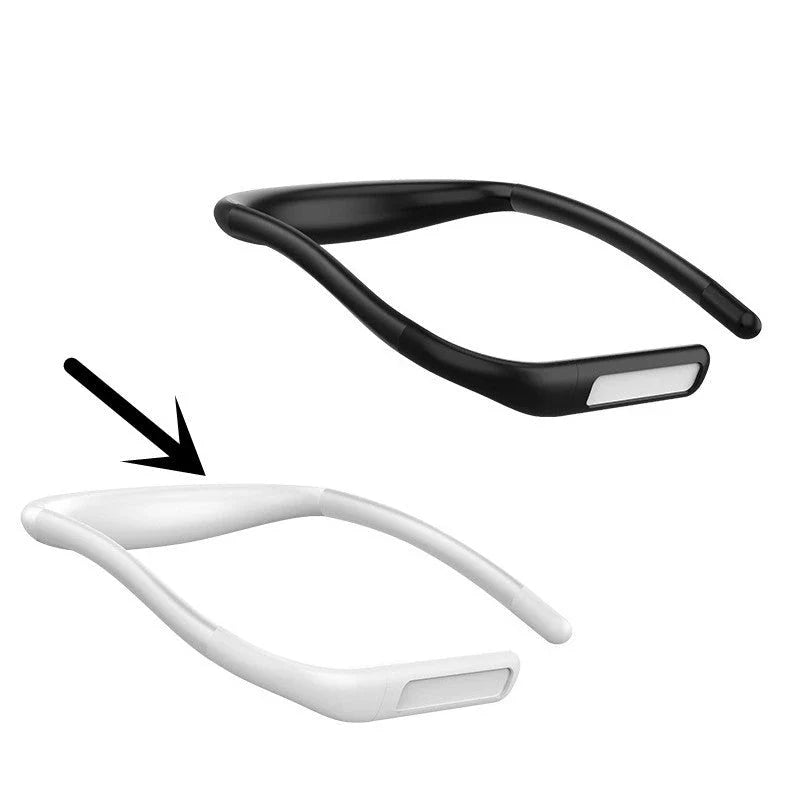 Hands-Free Dimmable LED Neck Reading Light with Flexible Gooseneck, Adjustable Lighting Modes, and Comfortable Ergonomic Design