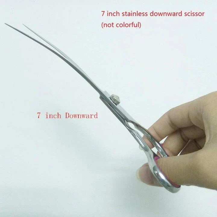Premium stainless steel pet grooming scissors with ergonomic handles for effortless, salon-quality trimming and shaping of your furry friend's coat.