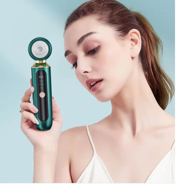 Advanced blackhead remover with LED magnifier and suction cleansing for flawless, radiant skin