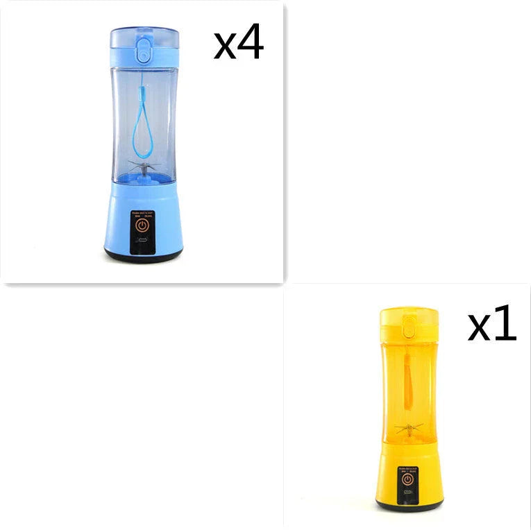 Rechargeable portable blender for making smoothies, shakes, and other on-the-go refreshments