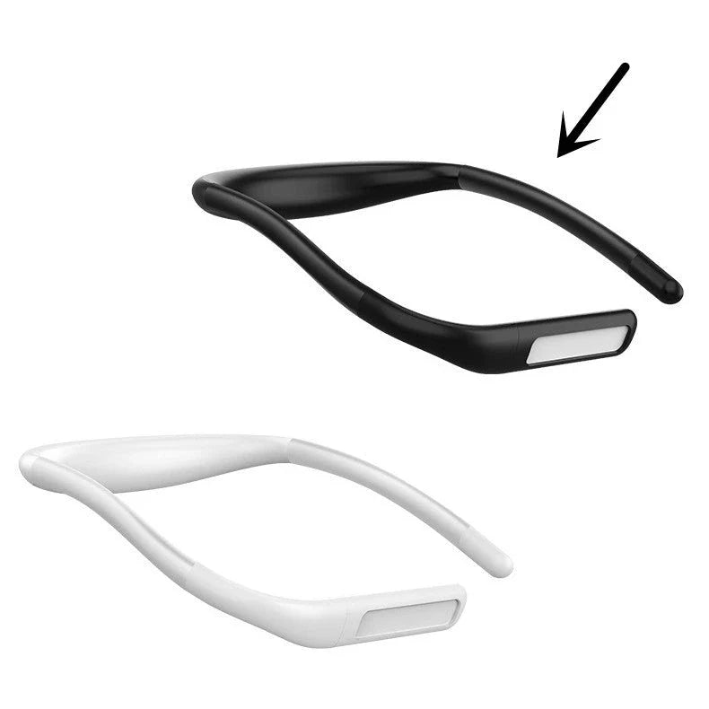 Hands-Free Dimmable LED Neck Reading Light with Flexible Gooseneck, Adjustable Lighting Modes, and Comfortable Ergonomic Design